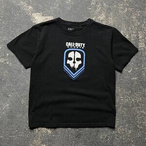 Vintage Style Y2K Call Of Duty Ghost Baby Tee